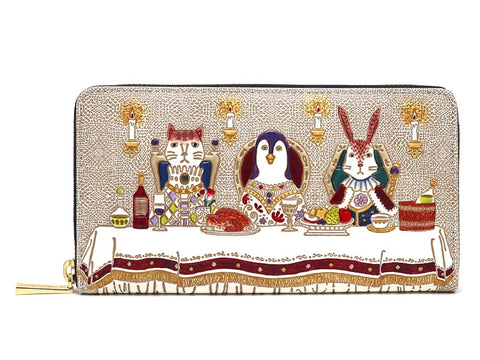 Noble Animals Zippered Long Wallet