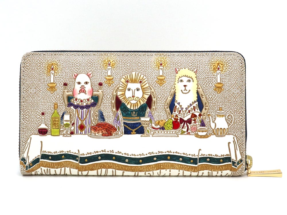 Noble Animals Zippered Long Wallet