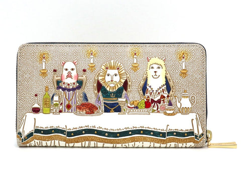 Noble Animals Zippered Long Wallet