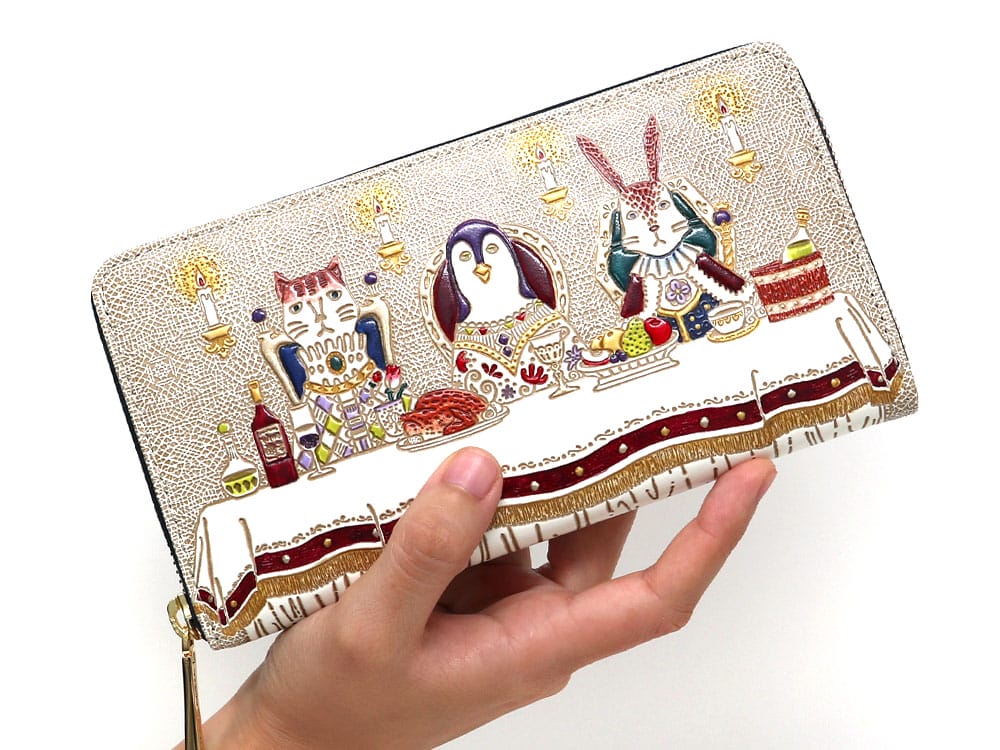 Noble Animals Zippered Long Wallet