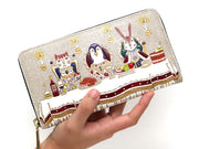 Noble Animals Zippered Long Wallet