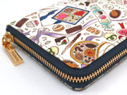 Chocolate Zippered Long Wallet