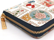 Stamps Zippered Long Wallet