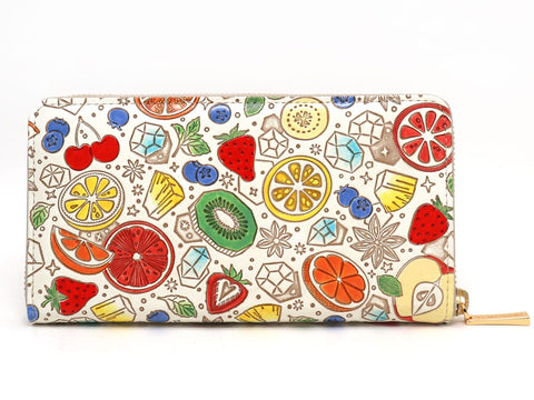 Fruit Punch Zippered Long Wallet