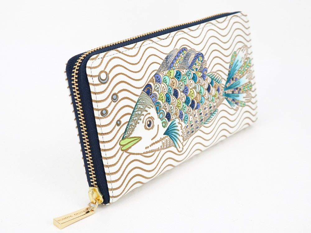 The Fish Zippered Long Wallet