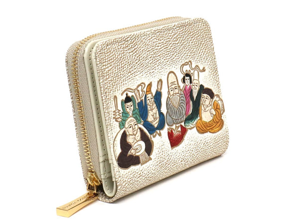 SHICHIFUKUJIN - Seven Lucky Gods Zip Around Bi-Fold Wallet