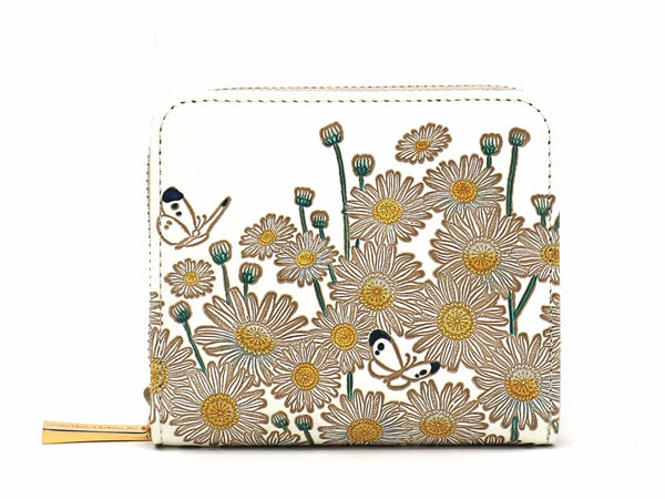 Marguerites Zip Around Bi-Fold Wallet