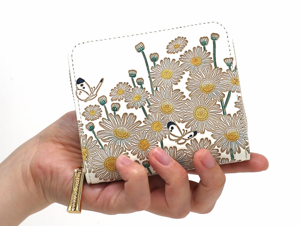 Marguerites Zip Around Bi-Fold Wallet