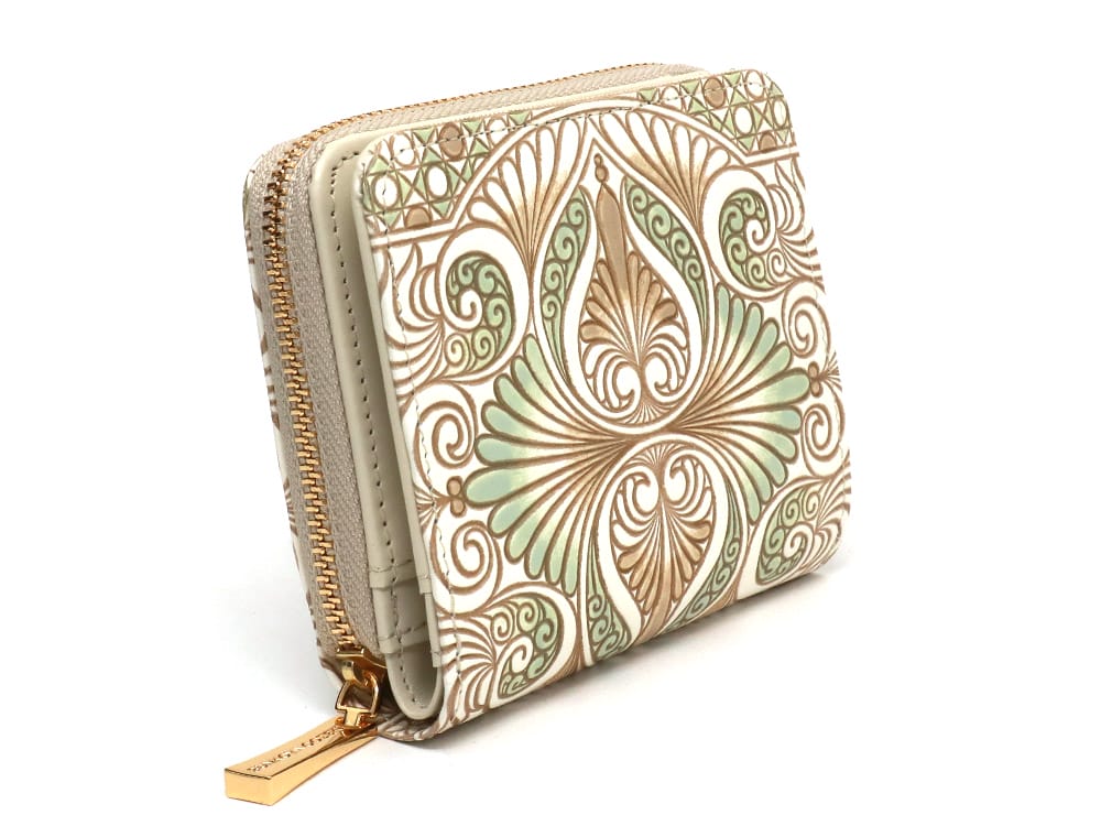 Rocaille (Khaki) Zip Around Bi-Fold Wallet