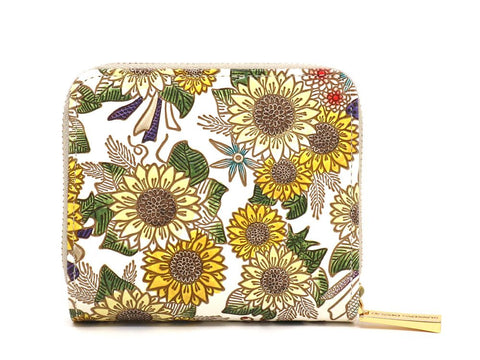 Sunflowers Zip Around Bi-Fold Wallet