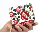 Camellia Zip Around Bi-Fold Wallet
