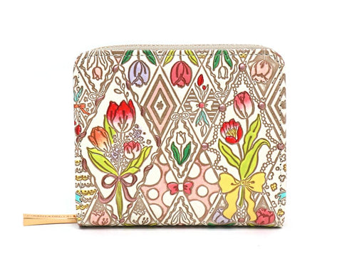 Tulips Zip Around Bi-Fold Wallet