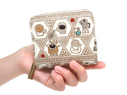 Coffee Zip Around Bi-Fold Wallet