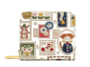 Stamps Zip Around Bi-Fold Wallet
