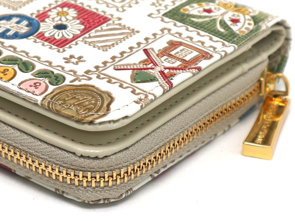 Stamps Zip Around Bi-Fold Wallet
