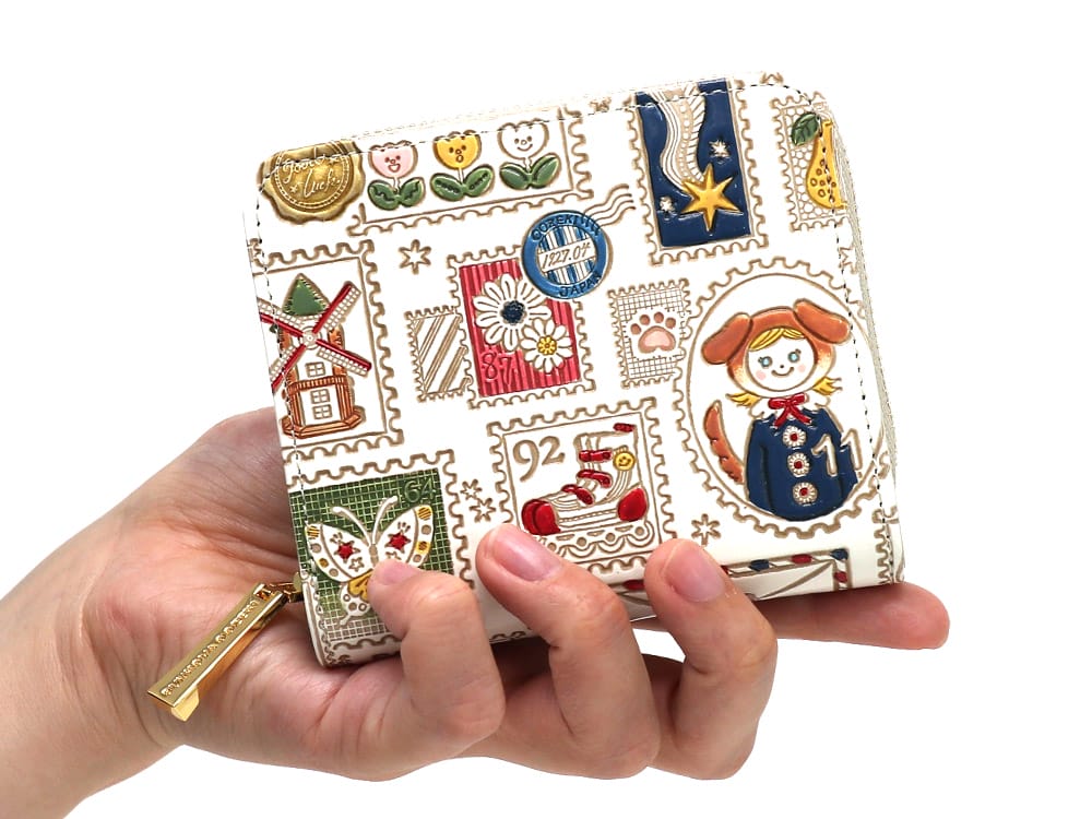 Stamps Zip Around Bi-Fold Wallet
