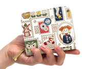 Stamps Zip Around Bi-Fold Wallet