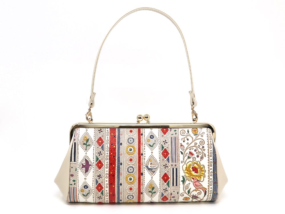 Calico GAMAGUCHI Clasp Clutch Purse