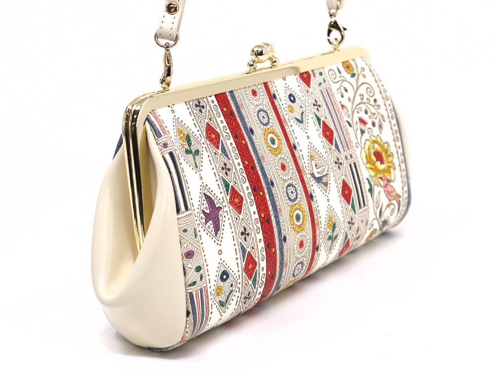 Calico GAMAGUCHI Clasp Clutch Purse