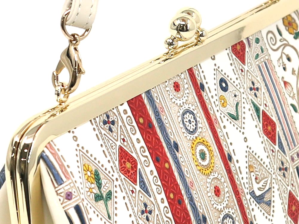 Calico GAMAGUCHI Clasp Clutch Purse