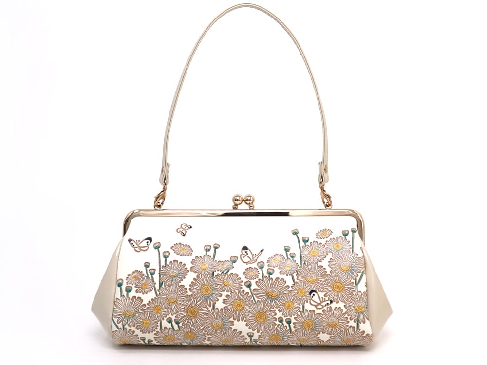 Marguerites GAMAGUCHI Clasp Clutch Purse