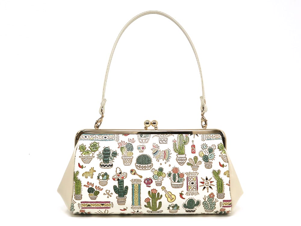 Cactus GAMAGUCHI Clasp Clutch Purse