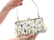 Cactus GAMAGUCHI Clasp Clutch Purse