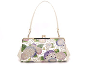 Hydrangeas GAMAGUCHI Clasp Clutch Purse