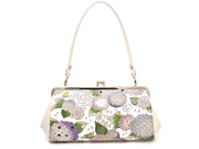 Hydrangeas GAMAGUCHI Clasp Clutch Purse