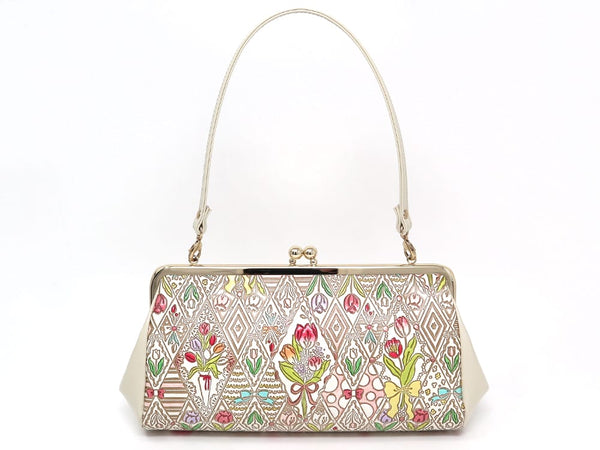 Tulips Clasp Clutch Purse