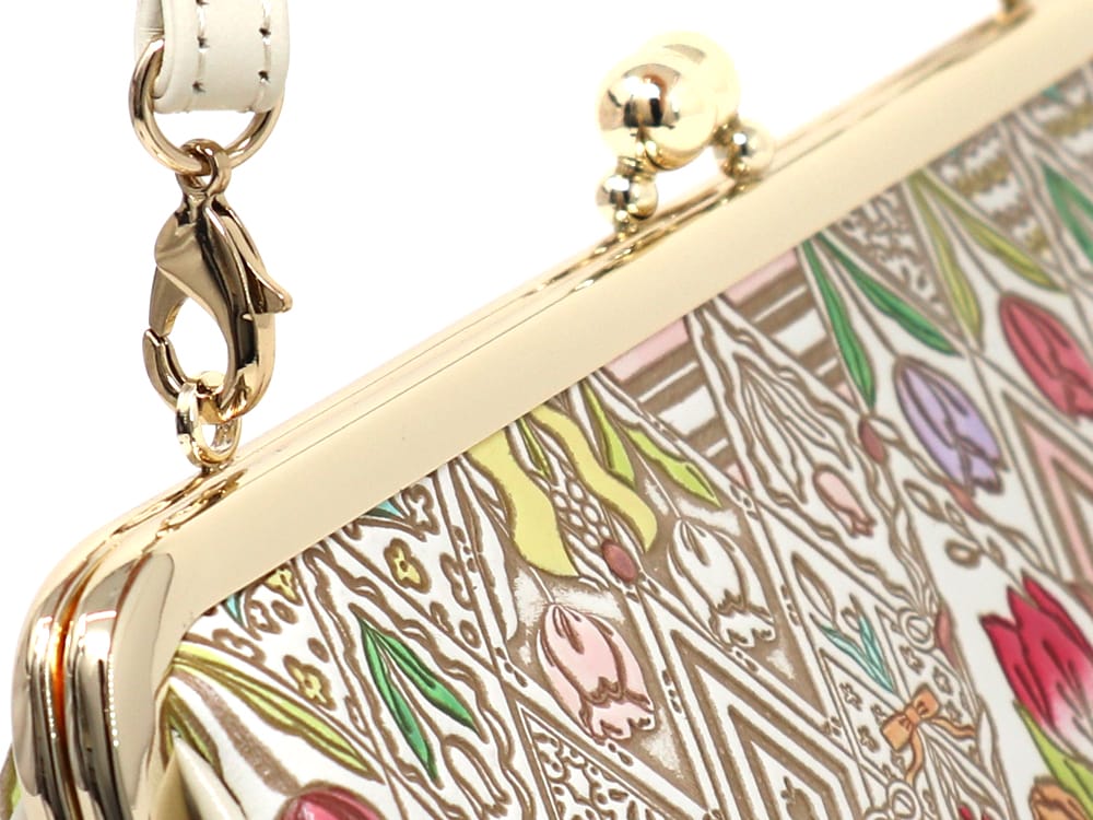 Tulips Clasp Clutch Purse