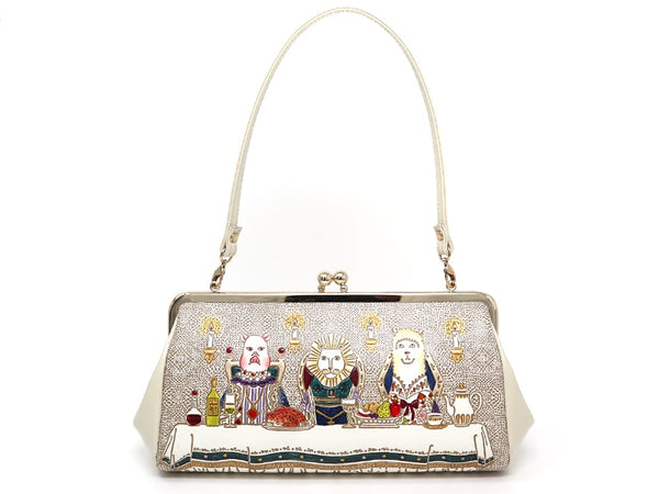 Noble Animals Clasp Clutch Purse