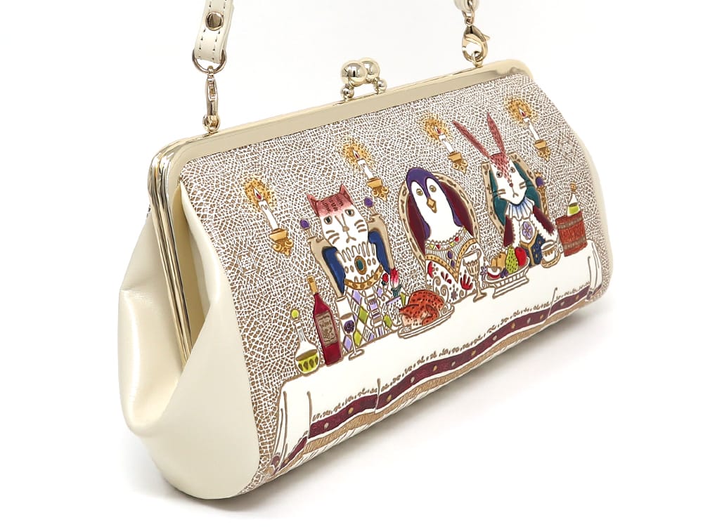 Noble Animals Clasp Clutch Purse