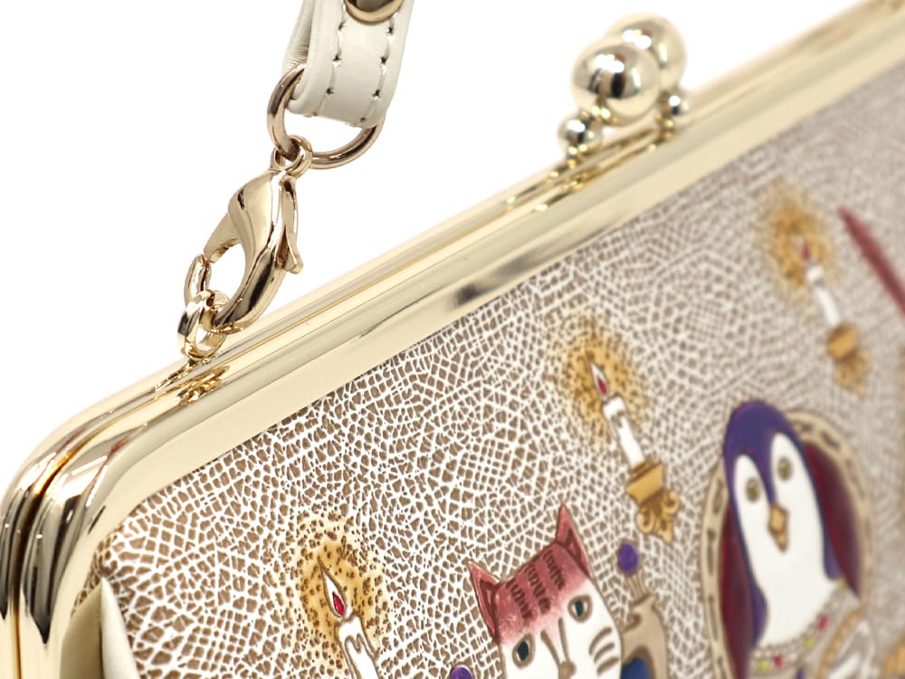 Noble Animals Clasp Clutch Purse