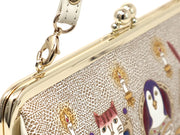 Noble Animals Clasp Clutch Purse