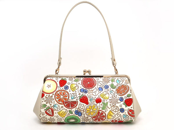 Fruit Punch GAMAGUCHI Clasp Clutch Purse