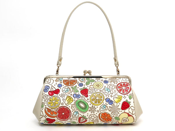 Fruit Punch GAMAGUCHI Clasp Clutch Purse