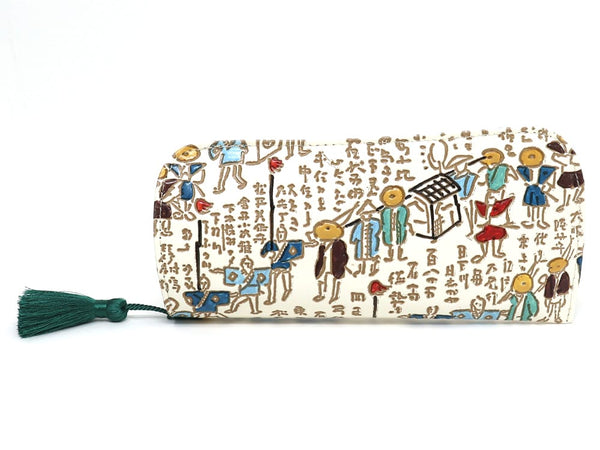 Daimyo Procession with Kanji Eyeglasses Case