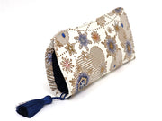 Snow Ornaments (Blue) Eyeglasses Case