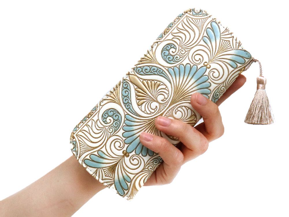 Rocaille (Blue) Eyeglasses Case