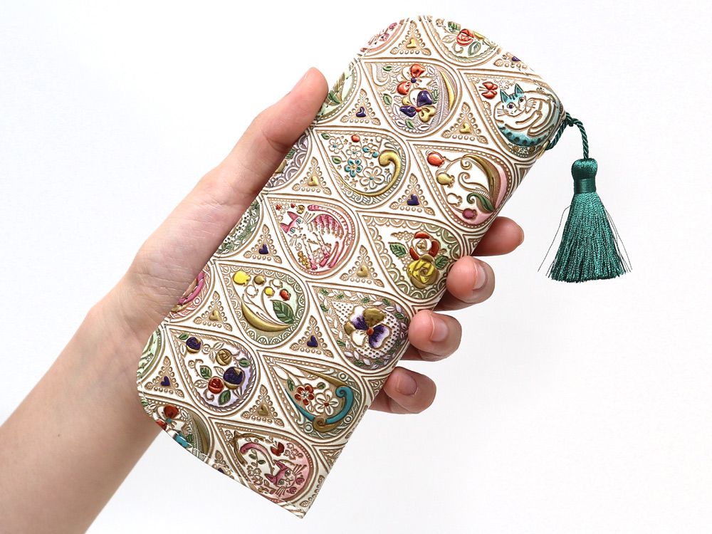 Flowers and Cats (Mix) Eyeglasses Case
