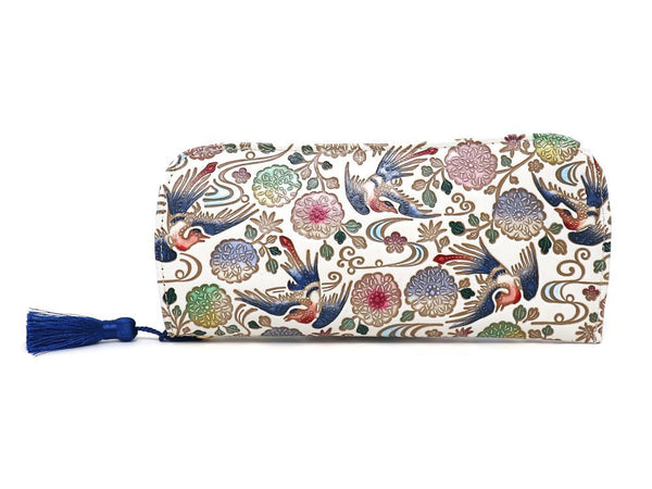 KACHO - Birds and Flowers Eyeglasses Case