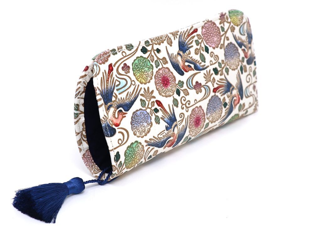 KACHO - Birds and Flowers Eyeglasses Case