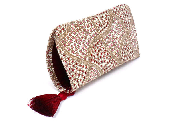 CHIRIMEN Fabric (Pink) Eyeglasses Case