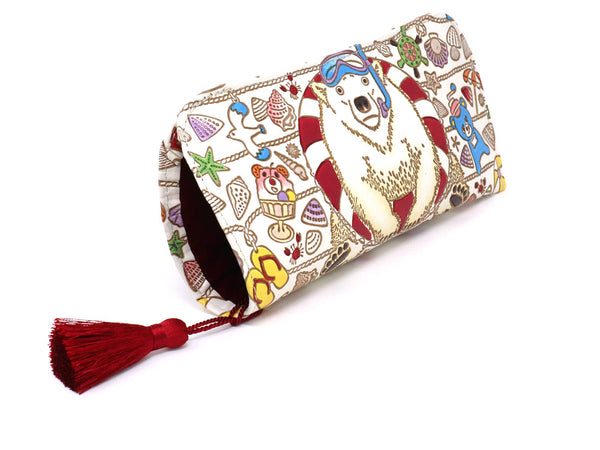 Seaside Bear Eyeglasses Case