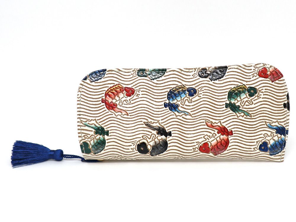Carps leaping the waterfall  Eyeglasses Case