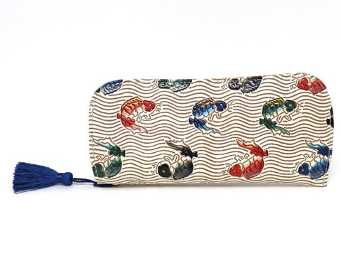 Carps leaping the waterfall  Eyeglasses Case