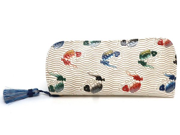 Carps leaping the waterfall  Eyeglasses Case