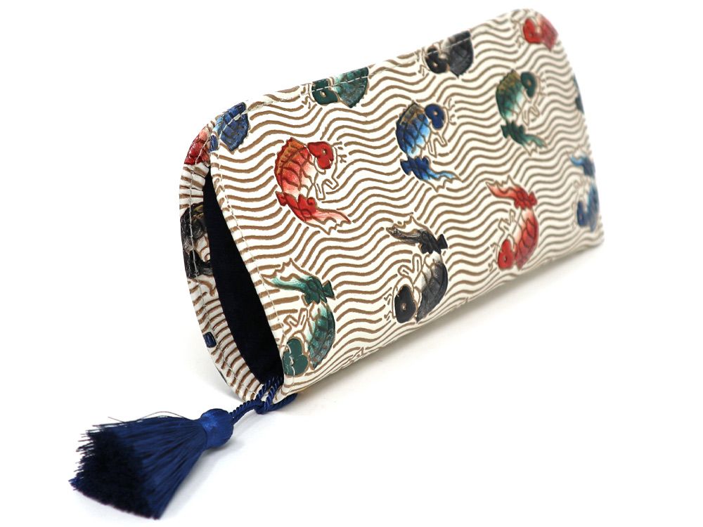 Carps leaping the waterfall  Eyeglasses Case