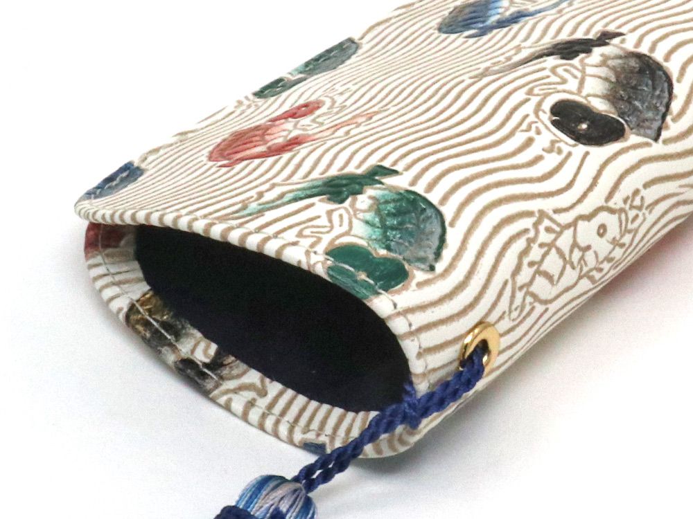 Carps leaping the waterfall  Eyeglasses Case